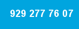 929 277 76 07